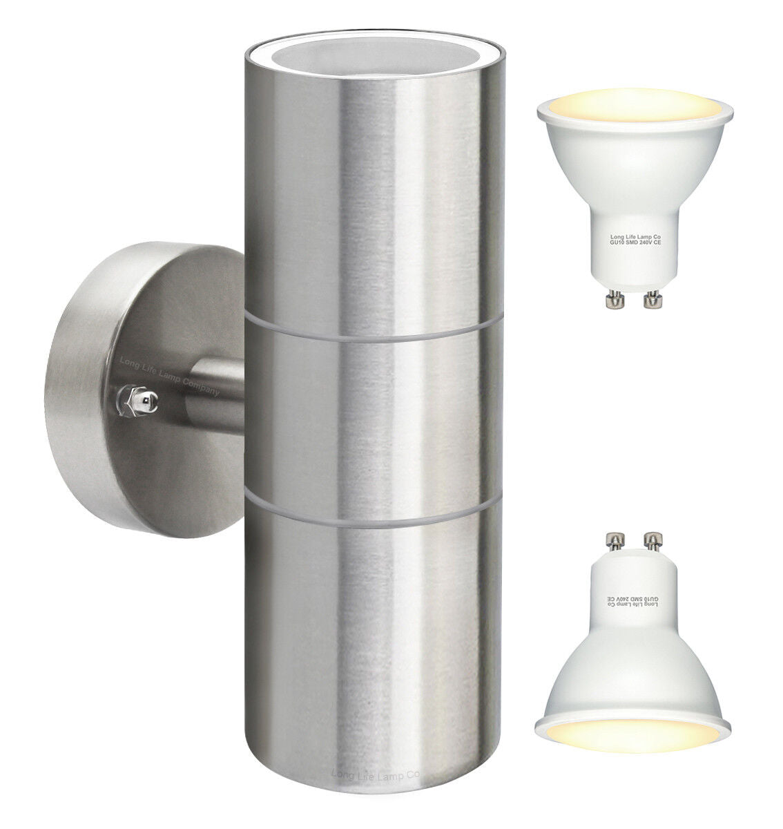 Wall Pack Up/Down Small Brush Nickel GU10 HTK