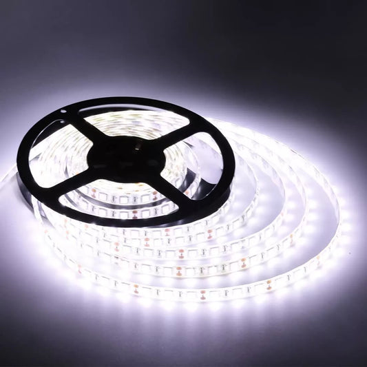 5050 Strip Lights IP65 24V - 16.4FT Cold White Higher Lumens HTK