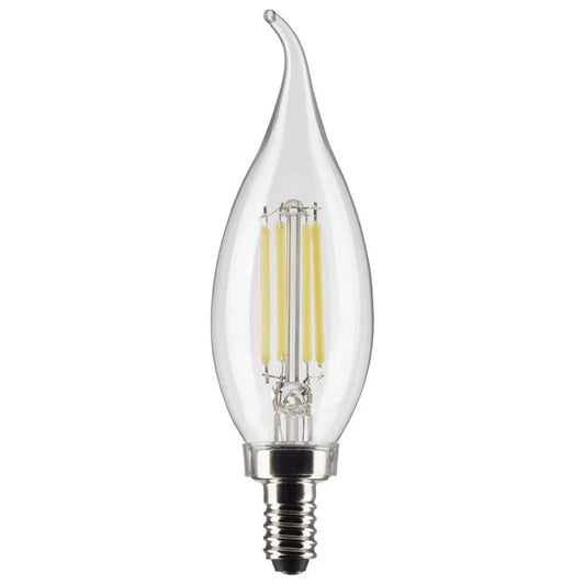 Dimmable 5W 5000K E12 Filament Style Chandelier Bulb for Elegant Ambiance sun