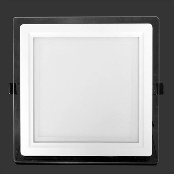 Down Light - Glass Slim Panel Square 6" 6000K