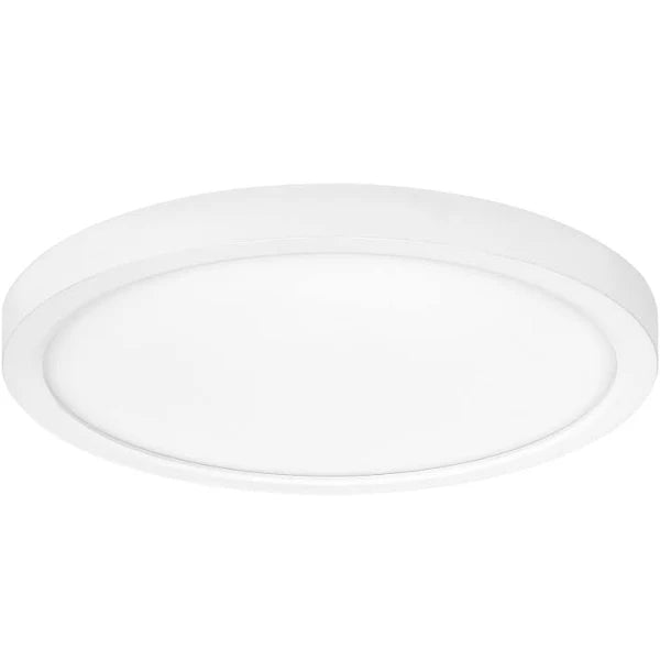 Modern Down Light - Surface Mount | LED Ceiling Fixture for Bedrooms, Bathrooms, and More | High-Quality Warm/Cool White Lighting Round 12" 5000K