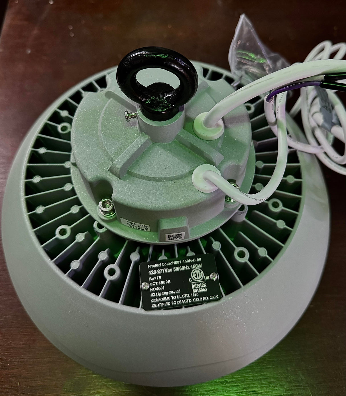 UFO High Bay LED Light - Versatile 110V - 150 watts - 5000k | Grey - Ideal for Various Spaces | Up to 70% Energy Savings.