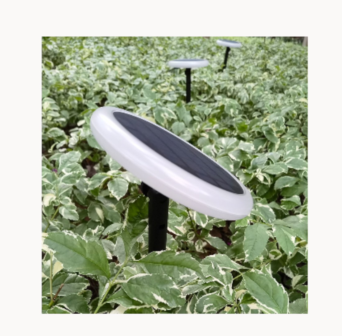 Experience Brilliant Garden Illumination with Solar LED Garden Light LD-SGL-8W-HALO-PIR - Your Solar Lights Outdoor Solution.