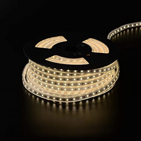 Transform Your Space with Brilliant Warm White LED Strip Lights - 25m - 82FT 110V