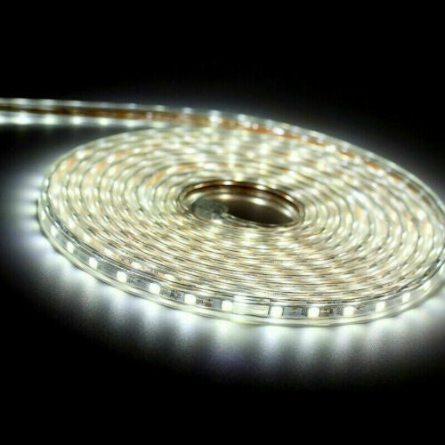 Dazzling 10m - 32FT  110V Cold White LED Strip Light - Perfect for Any Space!