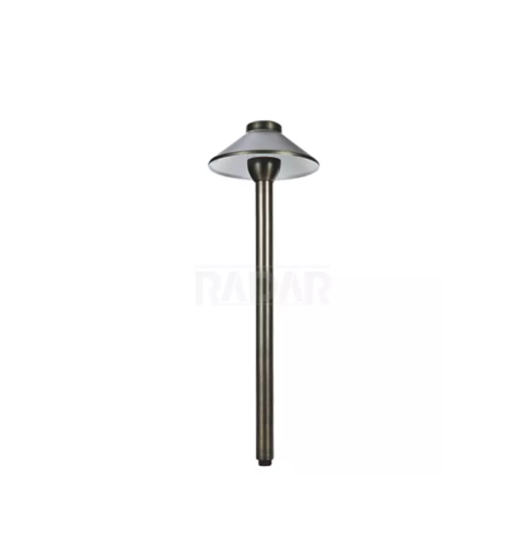 Enhance Your Outdoor Ambiance with Radar Path Light RPL-8901 -15 Post Bronze (G4) - Safe Low Voltage Illumination!