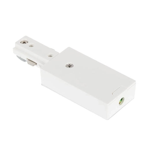 Enhance Your Lighting Setup with the Power Connector White PRO-0331 RZ - Live End for Single Circuit Track System