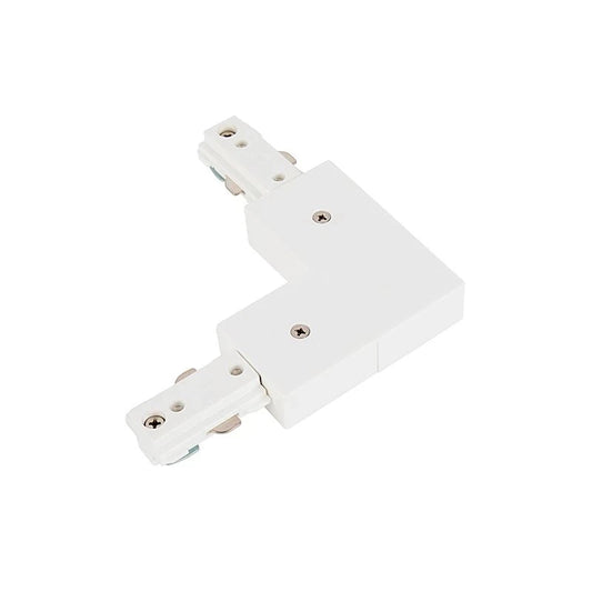 Lumiwell PRO-0335 RZ L Connector (L/R) - H-Type 3-Wire-1 Track Lighting Kit - White Finish 120 VAC - Ideal for Dry Locations