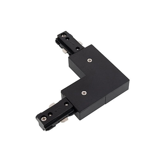 Lumiwell PRO-0335 RZ L Connector (L/R) - H-Type 3-Wire-1 Track Lighting Kit - Black Finish 120 VAC - Ideal for Dry Locations