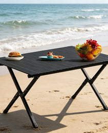 86cm Carbon Steel Camping Table Multifunctional Picnic Table Portable Table Folding Table