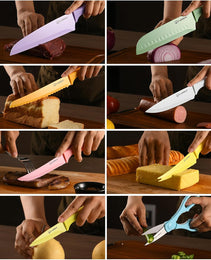 30 Piece  Knife Set With Kitchen Cutting Board