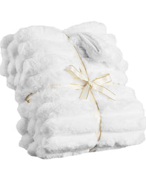Soft Throw Blanket 50 X 60 Inches 1270 X 1524 Mm Faux Fur Cozy Bed Blanket