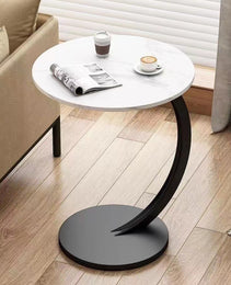 Round Small Coffee Table Living Room Sofa Side Table Bedroom Bedside Table Bedside Table Small Table Movable Coffee Table