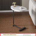  White Marble Flat Black Rack