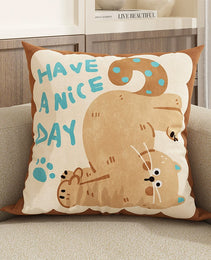 New Cute Dog Pillowcase Bedroom Cushion Cover Sofa Cushions Pillows Cover 45x45cm Pillow Case Home Decoration Car Office Seat