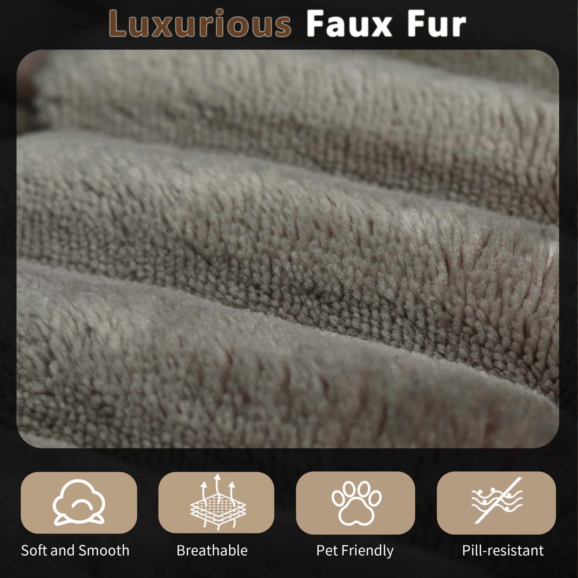 Chaise Lounge Chair Indoor, Oversized Upholstered Sofa Bed, Sleeper Couch Reading Chairs Fluffy Plush Faux Fur Cloud Sofas Couches For Living Room,Camel