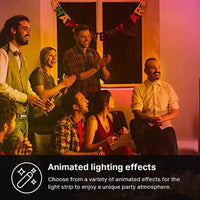 LED Light Strip, 50 Color Zones RGBIC, 16.4ft Wi-Fi LED Strip Works w/ Alexa, Google Home and SmartThings, High Brightness, 16M