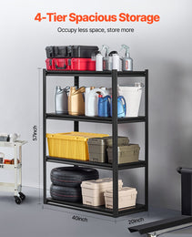Storage Shelves 4-tier Garage Storage Shelving