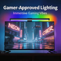 Computer Monitor Screen Light Bar LED Desk Lamp Monitor Light Bar Eye-Care Stepless Dimming Lighting Table Lamp for Work Gaming