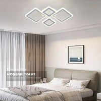 Minimalist Ceiling Light Fixture Remote Dimmable LED Ceiling Lamp Energy Saving Chandelier Bedroom Kids Room Indoor Lighting