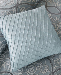 12 Piece Comforter Set With Cotton Bed Sheets Blue Cal King