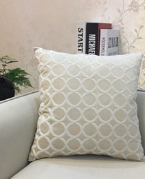 Home Decorative Sofa Throw Pillows Flannel Cushion Cover