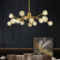 Sputnik Chandeliers for Dining Room，6 Lights D25'' Inch