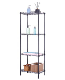 4-Tier Wire Shelving Unit Metal Storage Rack