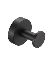 Round Base Wall Hanging Coat Hook With Screws- Matte Black Towel Hook, 4 Pack, For Entry Shoe Cabinet, Wardrobe Bathroom Bedroom Furniture Hardware