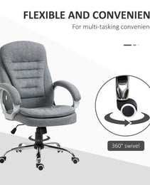 High Back Home Office Chair Executive Computer Chair With Adjustable Height
