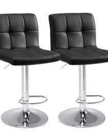 Square Cushion Bar Stool With Backrest