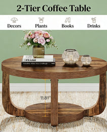 2-Tier Chating Table,Circle Center Table,Coffee Table