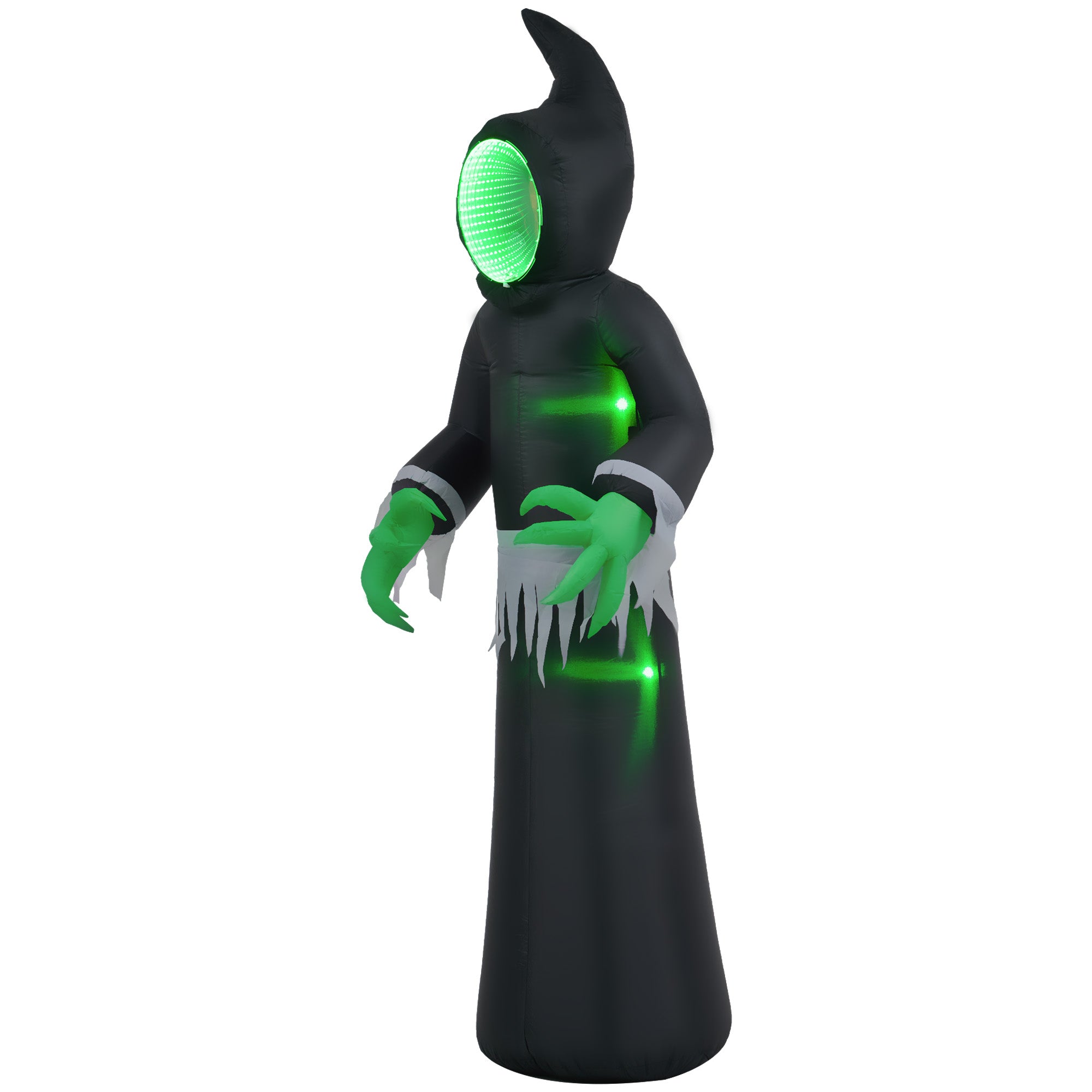 8-ft Mirror-Face Ghost LED Halloween Inflatable