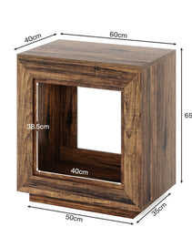 Eight-immortal Table Living Room Corner Storage Movable Side Table Cabinet