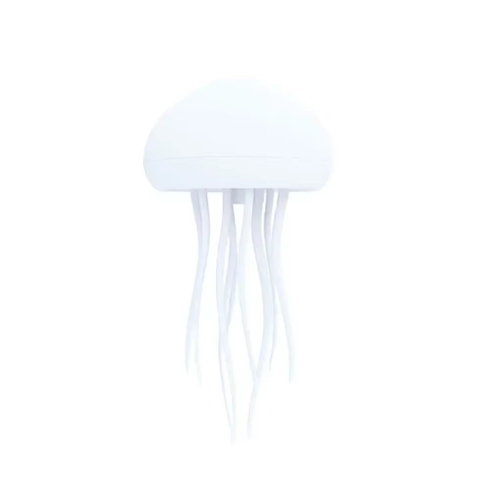 Cute Jellyfish Night Light RGB Gradient Cute Jellyfish Bedside Lamp Voice Control Type-C Charging LED Night Lamp