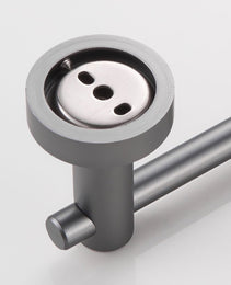 Toilet Paper Holder Gun Grey Thicken Space Aluminum Toilet Roll Holder For Bathroom, Kitchen, Washroom Wall Mount