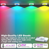 300FT RGB Smart Permanent Outdoor Eaves Lights APP Remote Control LED Roofline String Lights for Home Holiday Christmas Decor