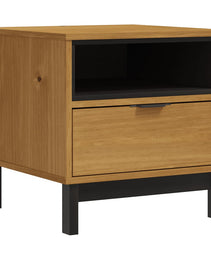 FLAM side table 50x50x50 cm solid pine wood