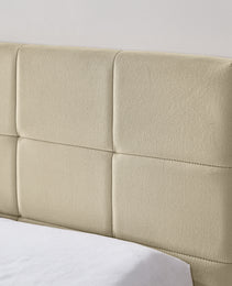 Full Size Upholstered Tufted  Bed Frame, Sofa Bed Frame With Comfortable Backrest And Armrests, Full Size Bed For Bedroom, Living Room,Velvet, NEW BEIGE 80.5x59x30.5