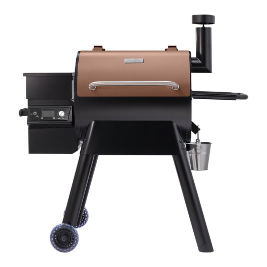 Wood Pellet Grill Smoker Outdoor Electric BBQ Grills 575 Sq.in Cook Area