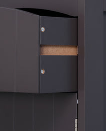 Bathroom Storage Cabinet, Free Standing Bathroom Storage Unit, Tall Linen Tower with 3-Tier Shelves and Drawer, Brown