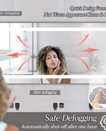Same As W134070942-L4004 72 X 36  LED Mirror Light Bathroom,anti-Fog - Dimming Led Bathroom Vanity Mirror