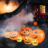 LED String Lights 7pcs Pumpkin Inflatable Halloween Decoration - CJDS - FC