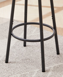 Round Bar Stools With Shelves