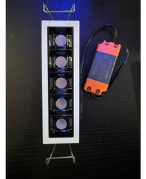 Led Grilled Light 10W WW 5 module KVO