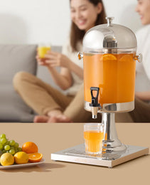 Drink Dispenser 2.1 Gal Beverage Dispenser For Parties With Spigot Tray