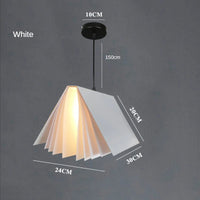 Novelty Pendant Lights Book Decoration Hanging Lamp Modern Ceiling Chandelier Study Room Library Shop Decor Kids Children Decor