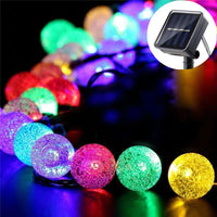 LED String Light Solar Fairy Lights 5m 20LED Warm Light Waterproof Outdoor Garden Wedding Decoration Christmas Lamp
