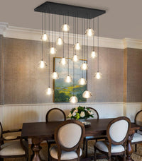 236'' Long Large Crystal Chandeliers LED Chandeliers for High Ceiling Handing Light Fixture for Entrance Hallway Foyer Staircase Lobby Gold