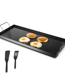 32x14 In Flat Top Griddle Carbon Steel Universal BBQ Grill Pan Cookware